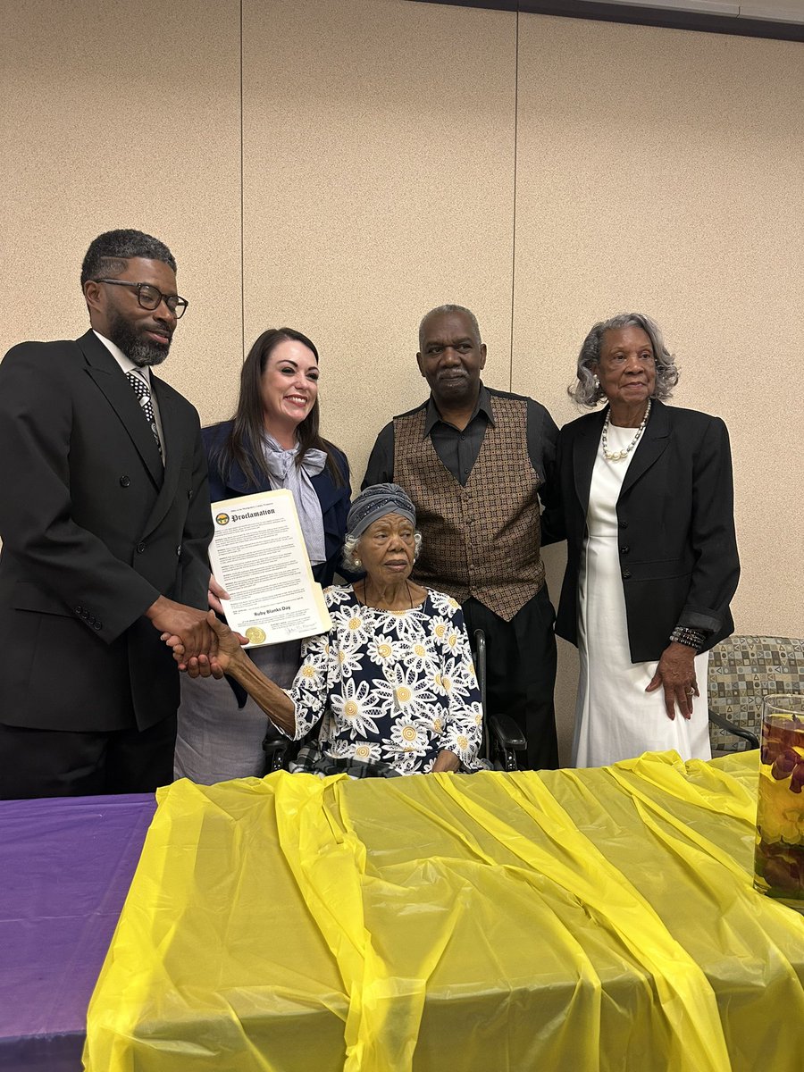 The city of Dayton declares April 30th Ruby day! My girl is 101 today! 🤍