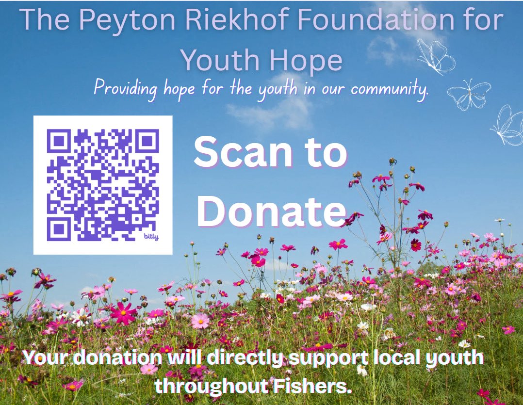The Peyton Riekhof Foundation has been near and dear to our Mudsock Softball hearts for several years - we invite you to donate and support mental health programs for our youth this summer 💜

Scan the QR code or click this link to donate
bit.ly/3S8pQSQ