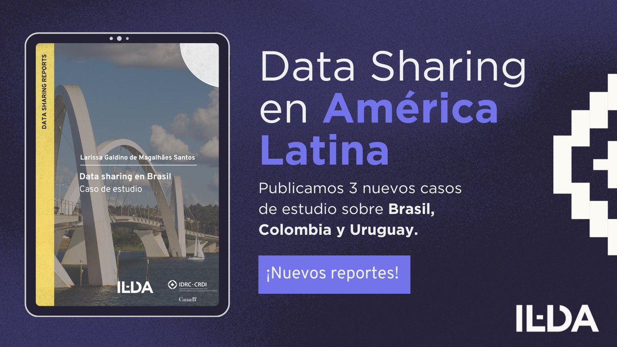 🌎 ¿Sabes qué hace que el intercambio de datos funcione en América Latina? 

#DataSharing no es solo tecnología, sino también marcos normativos, capacidades institucionales y voluntad política. 

Desde ILDA te contamos cómo Brasil, Colombia y Uruguay avanzan en esto.