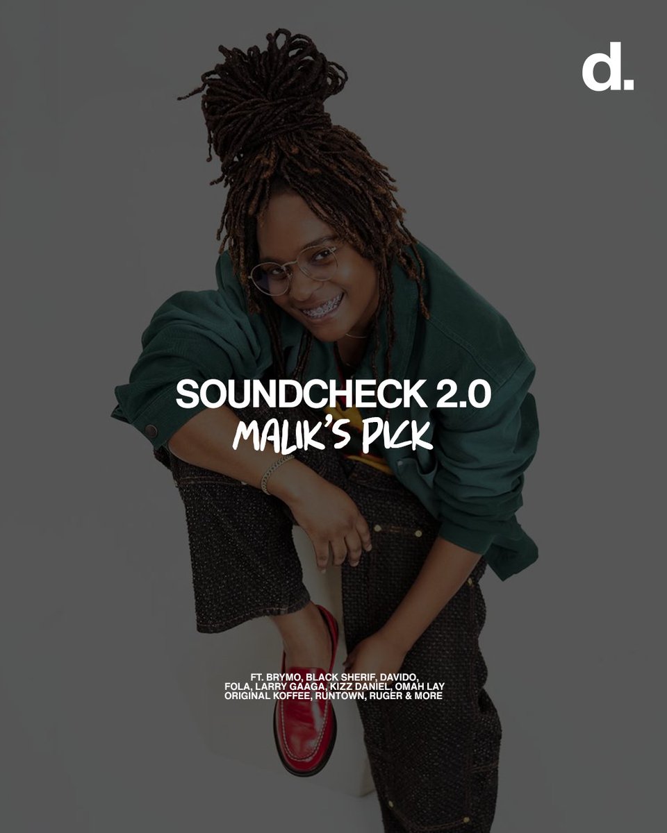 Deedsmag's tweet photo. This week on #deedssoundcheck, here's a rotation of what @he_maleek is currently listening to 🎵🎧
Link in Bio to listen. https://t.co/GAZlhmcwuO