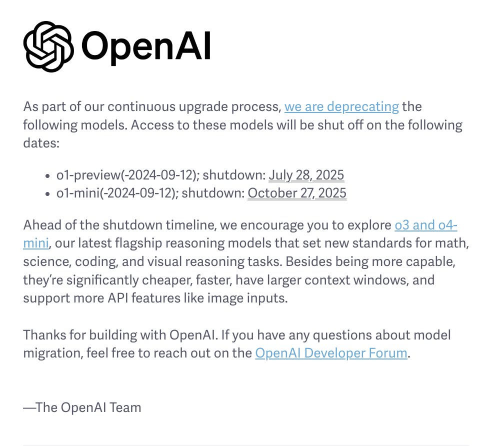 The TTL for AI models is now &lt;1 year: