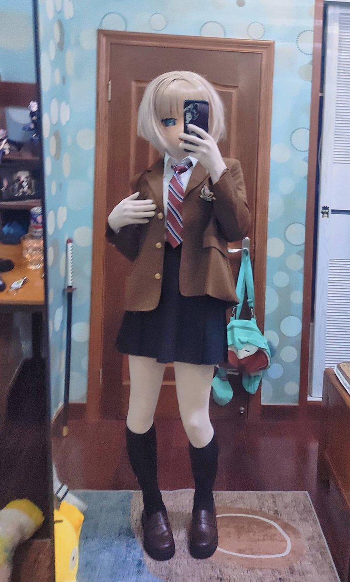 !『J K』!
#kigurumi  #着ぐるみ #伪娘 #男娘