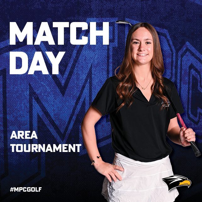 MPCAthletics's tweet photo. Your varsity girls #MPCGolf team is competing in the Area Tournament today at Canongate Country Club. Wishing our Lady Eagles luck as they they tee off today! Let's go Lady Eagles! #FunToWatch https://t.co/gByA6ZJuty