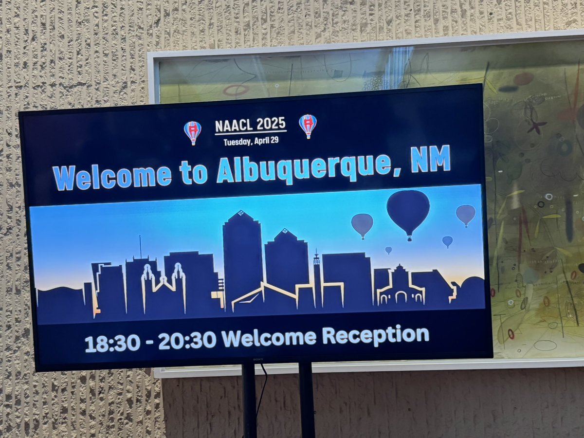 yunyao_li's tweet image. #NAACL2025 has officially started! 

Looking forward to an exciting program and a lot of learning in the next few days! 

Beginning with the keynote speech by @radamihalcea.