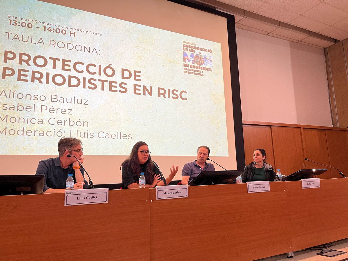 Fundación Euroárabe de Altos Estudios -FUNDEA (@fundeuroarabe) on Twitter photo ⭕️El pasado 24 de abril participamos en el seminario «Comunicación en un mundo en conflicto: narrativas y resistencias» de la <a href="/UABBarcelona/">Universitat Autònoma de Barcelona</a> donde reflexionamos sobre el papel del #periodismo ante los retos globales actuales.
#Narrativas #DelitosdeOdio
fundea.org/reflexion-y-jo… ⭕️El pasado 24 de abril participamos en el seminario «Comunicación en un mundo en conflicto: narrativas y resistencias» de la <a href="/UABBarcelona/">Universitat Autònoma de Barcelona</a> donde reflexionamos sobre el papel del #periodismo ante los retos globales actuales.
#Narrativas #DelitosdeOdio
fundea.org/reflexion-y-jo…