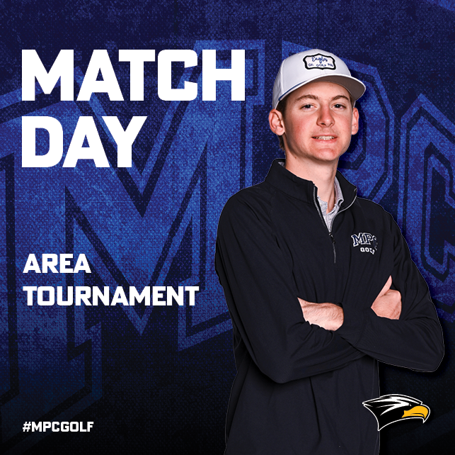 MPCAthletics's tweet photo. Your varsity boys #MPCGolf team is competing in the Area Tournament today at Canongate Country Club. Wishing our Eagles luck as they they tee off today! Let's go Eagles! #FunToWatch https://t.co/pZDkqUvGsw