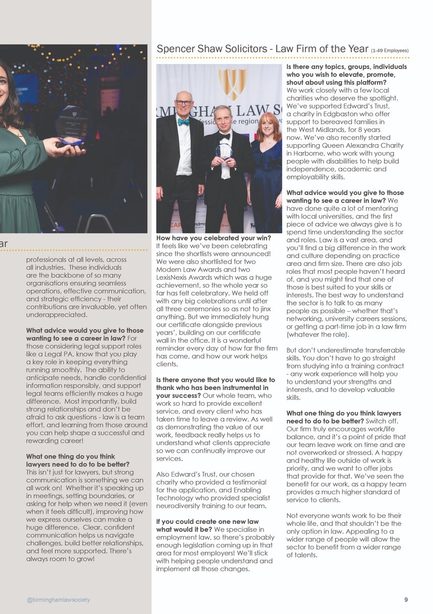 The last of our winners' interviews: Baljinder Singh Atwal of West Midlands Police, who walked away with In House Lawyer of the Year; and Claire Hanke of Veale Wasbrough Vizards LLP, who fought off fierce competition to win the coveted Legal PA of the Year.  Both richly deserved.