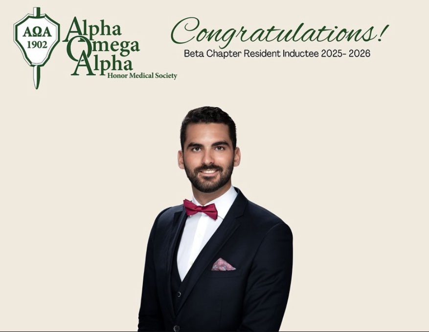 Juan Medina Morell, MD (@juanthesurgeon) on Twitter photo Honored to be inducted into the Alpha Omega Alpha Honor Medical Society (AΩA), Beta Chapter of PHSU. <a href="/AOA_society/">Alpha Omega Alpha</a> Honored to be inducted into the Alpha Omega Alpha Honor Medical Society (AΩA), Beta Chapter of PHSU. <a href="/AOA_society/">Alpha Omega Alpha</a>
