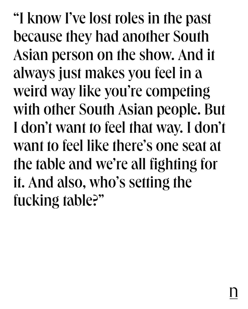 Spoke to <a href="/TheNodMag/">The Nod</a> + <a href="/pahullbains/">Pahull Bains</a> about all things Samira Mohan, The Pitt, and my hopes for South Asian actors in entertainment ❣️

📸: Lenne Chai
MU: Anna Kato
Hair: Lynnae Duley
Styling: Amanda Lim, Asst: Ian Martin