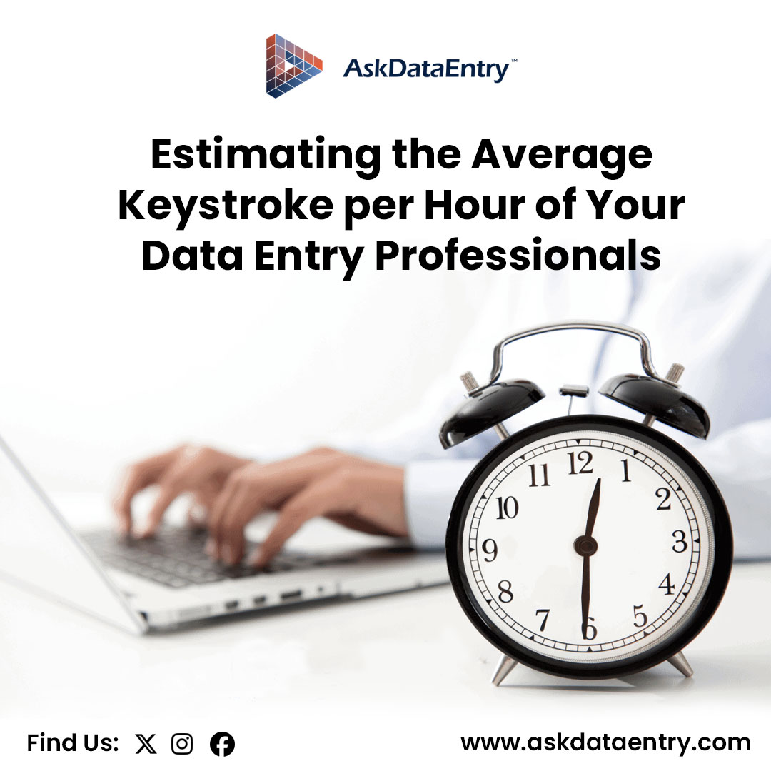 AskDataEntry's tweet image. Let&apos;s estimate the Average 𝗞𝗲𝘆𝘀𝘁𝗿𝗼𝗸𝗲 𝗽𝗲𝗿 𝗛𝗼𝘂𝗿 of Your 𝘋𝘢𝘵𝘢 𝘌𝘯𝘵𝘳𝘺 𝘗𝘳𝘰𝘧𝘦𝘴𝘴𝘪𝘰𝘯𝘢𝘭𝘴 with a calculated method. ✅
Find the detailed calculation in this blog. 👇
#DataEntryProfessionals #KeystrokeperHour