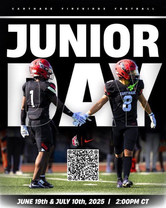 Jordan collins (@jordan_c52) on Twitter photo Thank you <a href="/CoachKruse62/">Rob Kruse</a> and <a href="/Firebirds_FB/">Carthage College Football</a> for the invite looking forward to attending!
<a href="/ODFBall/">Offense🏈Defense</a> <a href="/CoachChris_Roll/">Coach Chris Roll</a> <a href="/PHS_Football/">Palatine HS Football</a> <a href="/sixstarfootball/">Six Star Football | PLUS+</a> Thank you <a href="/CoachKruse62/">Rob Kruse</a> and <a href="/Firebirds_FB/">Carthage College Football</a> for the invite looking forward to attending!
<a href="/ODFBall/">Offense🏈Defense</a> <a href="/CoachChris_Roll/">Coach Chris Roll</a> <a href="/PHS_Football/">Palatine HS Football</a> <a href="/sixstarfootball/">Six Star Football | PLUS+</a>