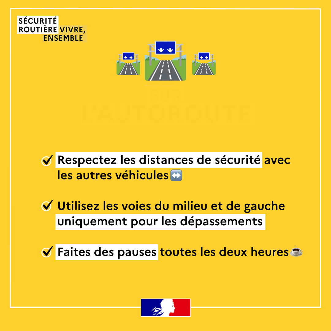 Image de Préfet des Côtes-d'Armor - #securitéroutière
☀️ Week-end ensoleillé
🚗 Vous serez nombreux sur les routes cette fin de semaine