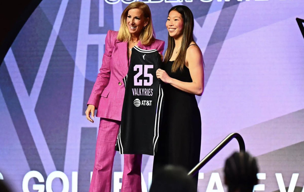 Kaitlyn Chen makes history as one of the few Asian American players drafted into the WNBA. From Princeton to UConn to the Golden State Valkyries—she’s breaking barriers and inspiring the AAPI community. 💛💜 #WNBA #AAPIHeritage #RepresentationMatters