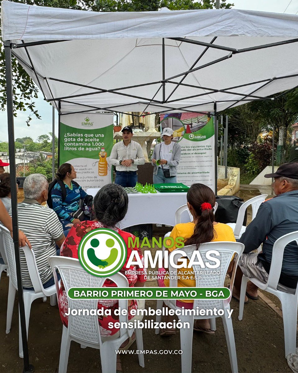 Empassa_Oficial's tweet photo. #EMPAS Manos Amigas llegó para embellecer un sector del barrio Primero de Mayo de #Bucaramanga 🍃 y dar a concoer cómo desde casa podemos hacer un buen uso del alcantarillado 👋 #EMPAS somos todos https://t.co/80caV5qqji