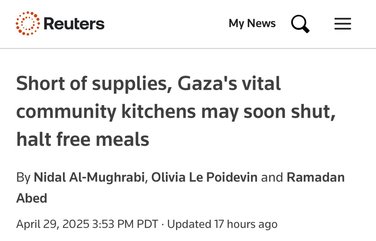 AssalRad's tweet photo. What a weird way to say, “Israel is deliberately blocking aid to starve Palestinians in Gaza” https://t.co/EmFyGxLF6J