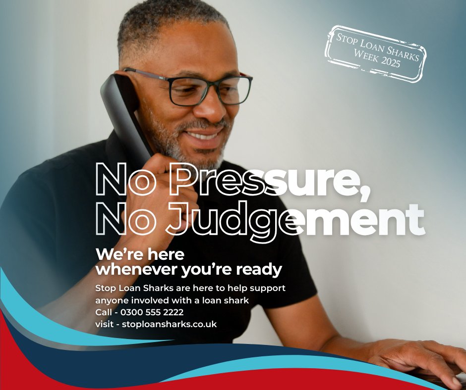 PayPlan (@payplan) on Twitter photo 38% of people helped by <a href="/SLSEngland/">Stop Loan Sharks England</a> had already spoken to a debt advisor—but hadn’t mentioned the loan shark.
Fear. Shame. Thinking no one could help.
But support is here—real, specialist help with no pressure and no judgement.
📞 0300 555 2222
#StopLoanSharks #HereWhenYoureReady 38% of people helped by <a href="/SLSEngland/">Stop Loan Sharks England</a> had already spoken to a debt advisor—but hadn’t mentioned the loan shark.
Fear. Shame. Thinking no one could help.
But support is here—real, specialist help with no pressure and no judgement.
📞 0300 555 2222
#StopLoanSharks #HereWhenYoureReady