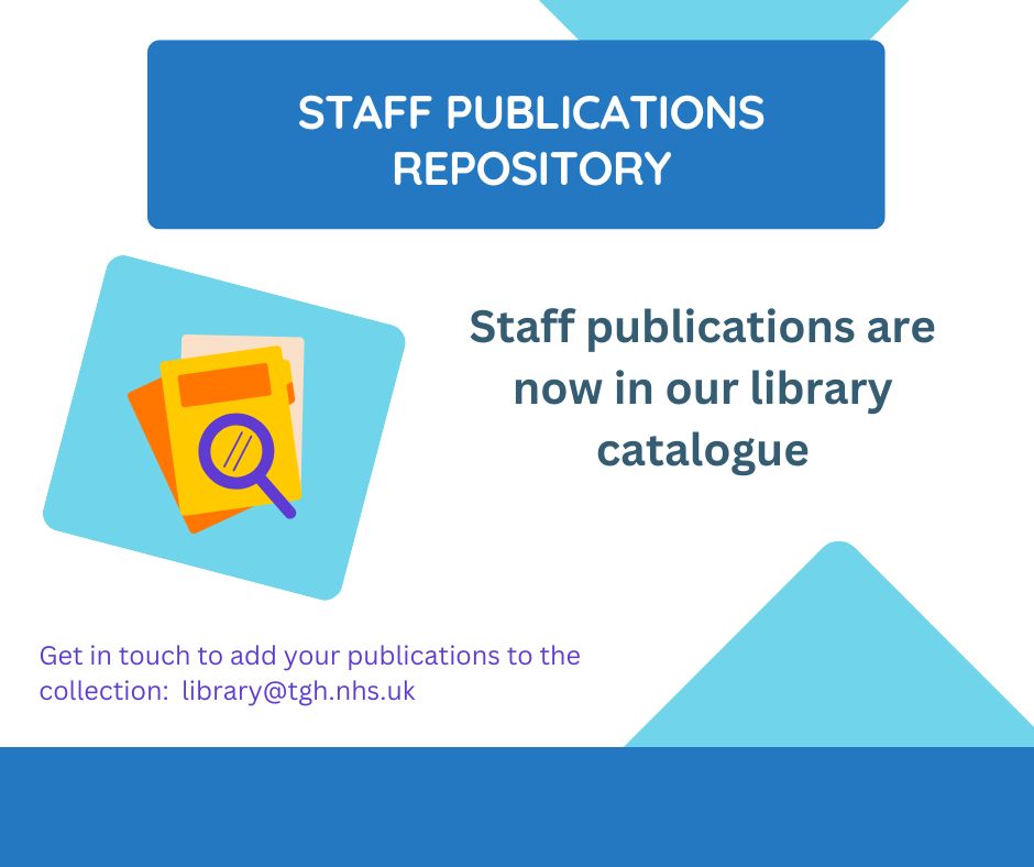 Did you know we list all staff publications in our library catalogue? We do this to promote staff research and help build connections between staff with similar interests. View them here: shorturl.at/xdM4A If we haven't added yours please let us know.
