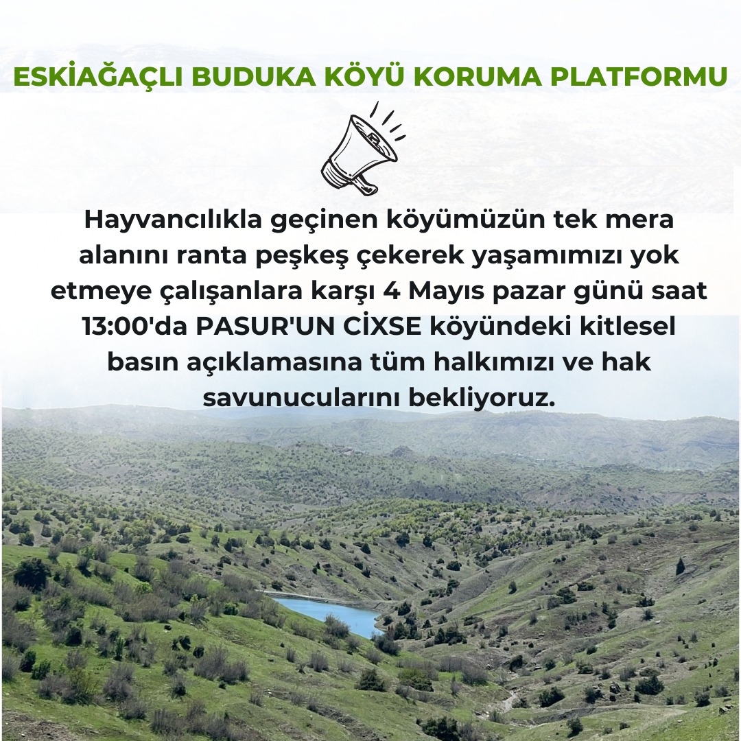 Eskiağaçlı Buduka Köyü Koruma Platformu (@budukak53013) on Twitter photo 