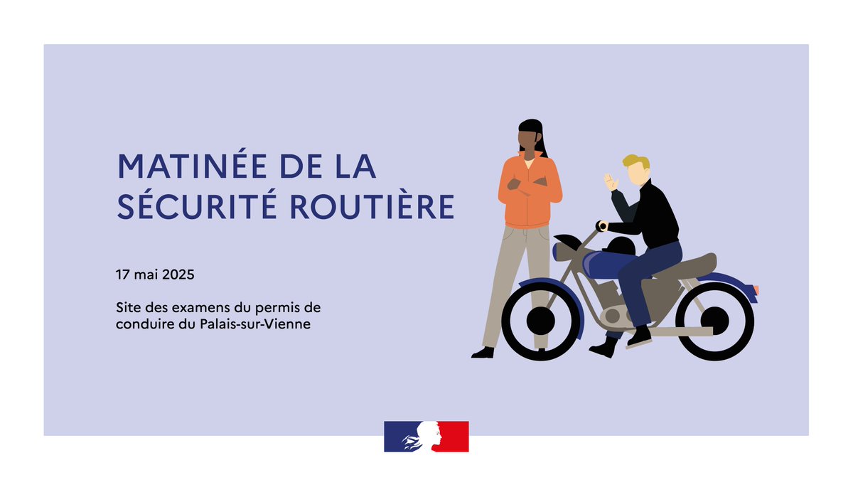 Image de Préfet de la Haute-Vienne - #SécuritéRoutière | 🏍️ Jeunes permis moto, boostez votre sécurité !
📍 Participez gratuitement à u