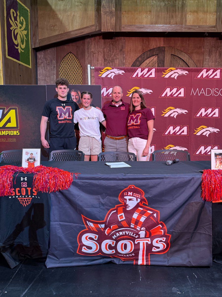 Matt (@mattcurtisre) on Twitter photo Bryce is officially a Maryville College Scot! 🏀
Huge thanks to the great coaches at Madison Academy: Coach Berryman, Jacobs, Langford, Patton, & <a href="/clh_strength/">Cody Hughes</a>. And big thank you to <a href="/DannyServick/">Danny Servick</a> & <a href="/Pro1Basketball/">Pro One Basketball</a> and <a href="/McCoachPlaceres/">Raul Placeres</a> at Maryville College for the opportunity! Bryce is officially a Maryville College Scot! 🏀
Huge thanks to the great coaches at Madison Academy: Coach Berryman, Jacobs, Langford, Patton, & <a href="/clh_strength/">Cody Hughes</a>. And big thank you to <a href="/DannyServick/">Danny Servick</a> & <a href="/Pro1Basketball/">Pro One Basketball</a> and <a href="/McCoachPlaceres/">Raul Placeres</a> at Maryville College for the opportunity!
