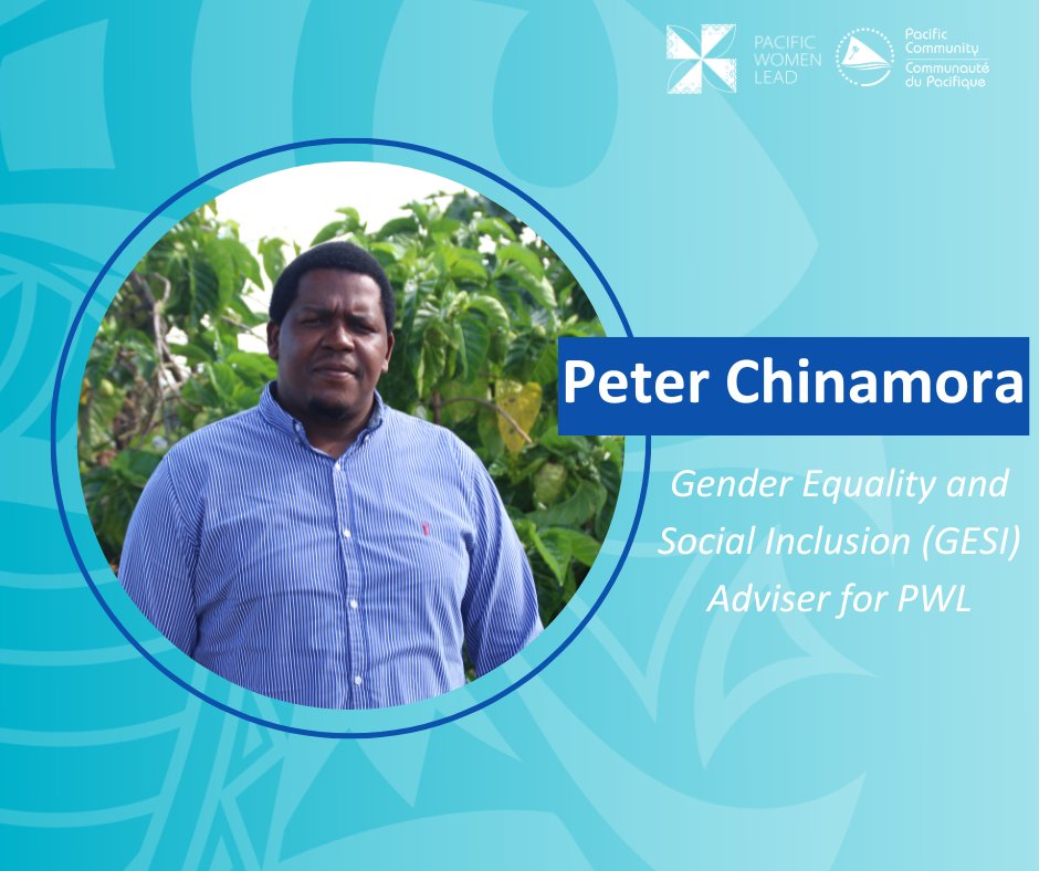 Meet Peter Chinamora, who aims to have a supportive and positive impact on women in leadership, promoting gender equality and gender inclusion in the Pacific.  
Read more on Peter here: bit.ly/4lVVwZC