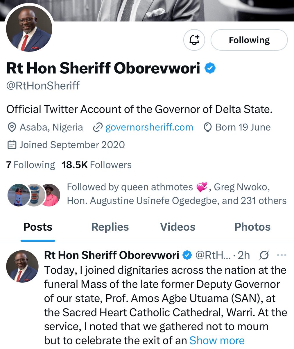 Woye (@woye1) on Twitter photo Our <a href="/OfficialAPCNg/">APC Nigeria</a> members should pls follow the handles of our new members <a href="/IAOkowa/">Dr. Ifeanyi Arthur Okowa</a> and <a href="/RtHonSheriff/">Rt Hon Sheriff Oborevwori</a>
2: Show them love pls Our <a href="/OfficialAPCNg/">APC Nigeria</a> members should pls follow the handles of our new members <a href="/IAOkowa/">Dr. Ifeanyi Arthur Okowa</a> and <a href="/RtHonSheriff/">Rt Hon Sheriff Oborevwori</a>
2: Show them love pls
