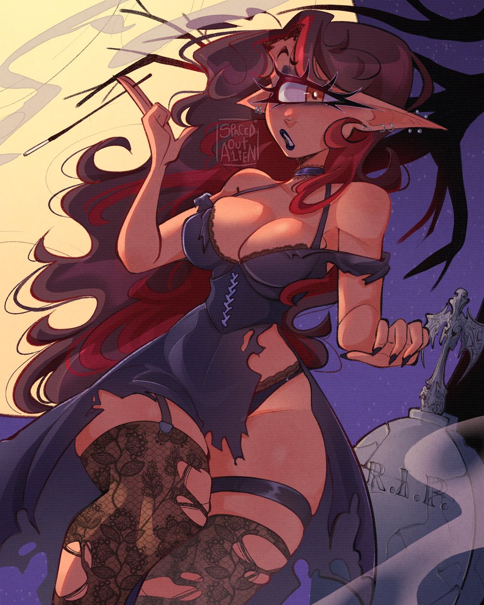 [oc] no roses for her?  
#art