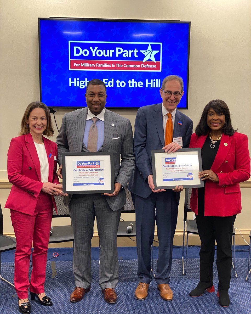 Student Veterans of America (@studentvets) on Twitter photo SVAโs Jared Lyon joined <a href="/BlueStarFamily/">Blue Star Families ๐บ๐ธ</a> & <a href="/WithHonorAction/">With Honor Action</a> on Capitol Hill to spotlight how #vetstudents strengthen campuses. Grateful for powerful panels + leaders like Rep. Terri Sewell, <a href="/ryebarcott/">Rye Barcott</a> & more. Congrats to <a href="/uncfsu/">Fayetteville State University</a>โs Chancellor Allison & <a href="/Princeton/">Princeton University</a>โs Pres.Eisgruber SVAโs Jared Lyon joined <a href="/BlueStarFamily/">Blue Star Families ๐บ๐ธ</a> & <a href="/WithHonorAction/">With Honor Action</a> on Capitol Hill to spotlight how #vetstudents strengthen campuses. Grateful for powerful panels + leaders like Rep. Terri Sewell, <a href="/ryebarcott/">Rye Barcott</a> & more. Congrats to <a href="/uncfsu/">Fayetteville State University</a>โs Chancellor Allison & <a href="/Princeton/">Princeton University</a>โs Pres.Eisgruber