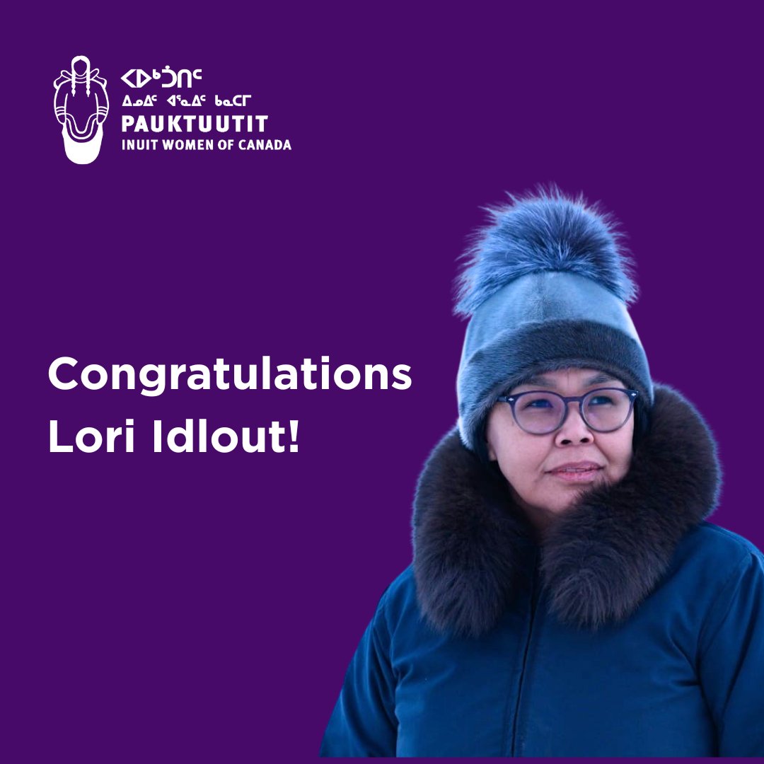 Pauktuutit (@pauktuutit) on Twitter photo Congratulations to Lori Idlout on your re-election as the Member of Parliament for Nunavut.
Pauktuutit celebrates your unwavering commitment to advancing Inuit rights, gender equity, and the well-being of our communities.
<a href="/LoriIdlout/">ᓘᕆ ᐃᓪᓚᐅᖅ Lori Idlout❄️</a> Congratulations to Lori Idlout on your re-election as the Member of Parliament for Nunavut.
Pauktuutit celebrates your unwavering commitment to advancing Inuit rights, gender equity, and the well-being of our communities.
<a href="/LoriIdlout/">ᓘᕆ ᐃᓪᓚᐅᖅ Lori Idlout❄️</a>