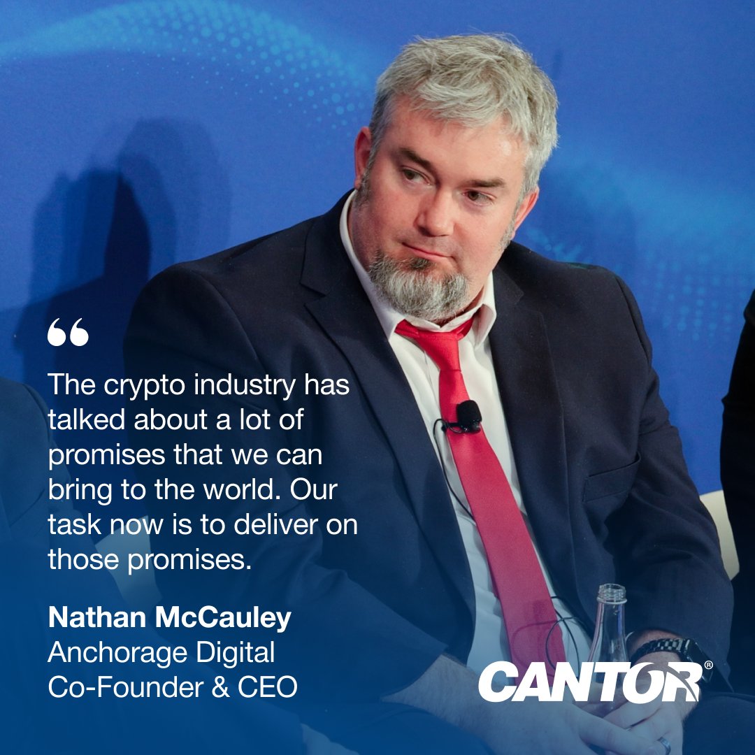 Cantor (@official_cantor) on Twitter photo Cryptocurrency’s potential benefits have long been praised; now companies like <a href="/Anchorage/">Anchorage Digital ⚓</a> are bringing its tangible utility to life. Cryptocurrency’s potential benefits have long been praised; now companies like <a href="/Anchorage/">Anchorage Digital ⚓</a> are bringing its tangible utility to life.