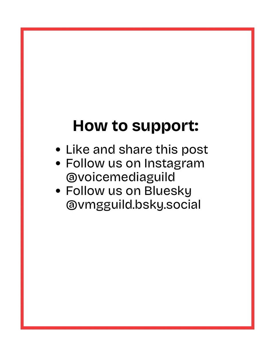 Voice Media Guild 🖇 tweet media