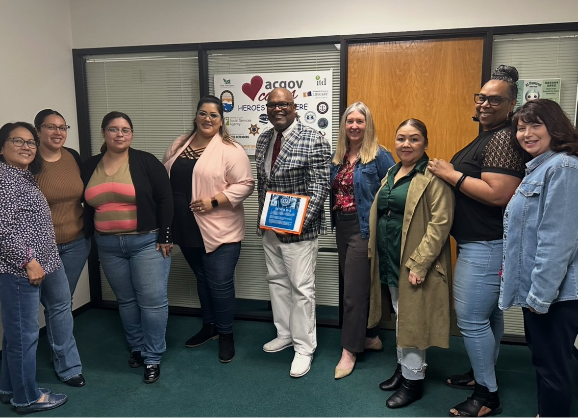#AlamedaCountyDA's Victim Witness Assistance Division standing in solidarity with survivors of sexual assault on #DenimDay #JeansforJustice