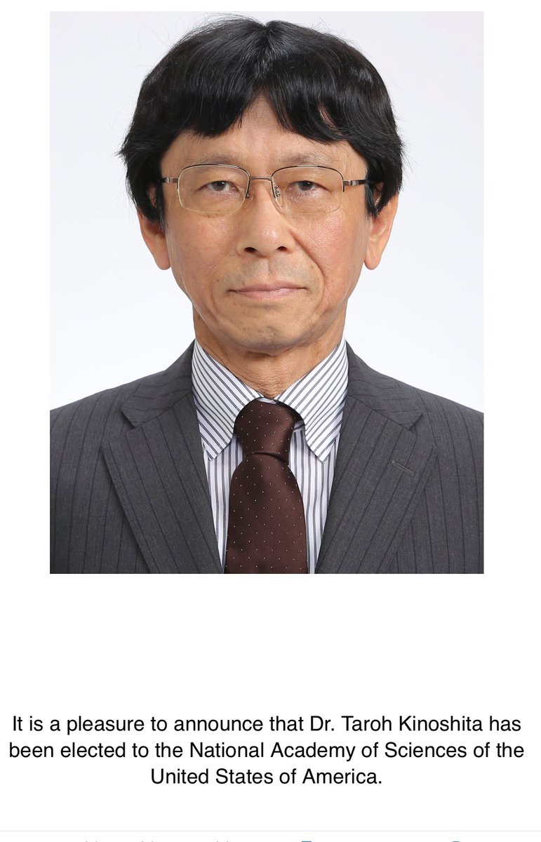 It is a pleasure to forward the news that Taroh Kinoshita has been elected to the National Academy of Sciences of the United States of America. He is a Distinguished Professor at the Immunology Frontier Research Center, Osaka University, Japan.

nasonline.org/news/2025-nas-…