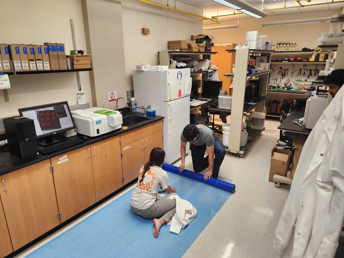 MDI_Lab's tweet image. Spring Semester ending = Spring cleaning time! 🧪🧹 Big thanks to our amazing lab team for tidying up today! Lab space now clean, organized, and ready for more breakthrough science! #LabLife #SpringCleaning