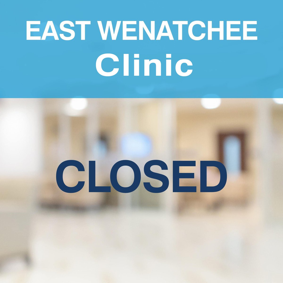 Confluence Health (@weareconfluence) on Twitter photo Important Announcement!
Please note that our East Wenatchee DirectCare clinic will be closing early on the following days: 
May 2nd at 5:00 PM  
May 3rd at 12:00 PM  
The Wenatchee DirectCare clinic will remain open during regular hours. Thank you for understanding! Important Announcement!
Please note that our East Wenatchee DirectCare clinic will be closing early on the following days: 
May 2nd at 5:00 PM  
May 3rd at 12:00 PM  
The Wenatchee DirectCare clinic will remain open during regular hours. Thank you for understanding!