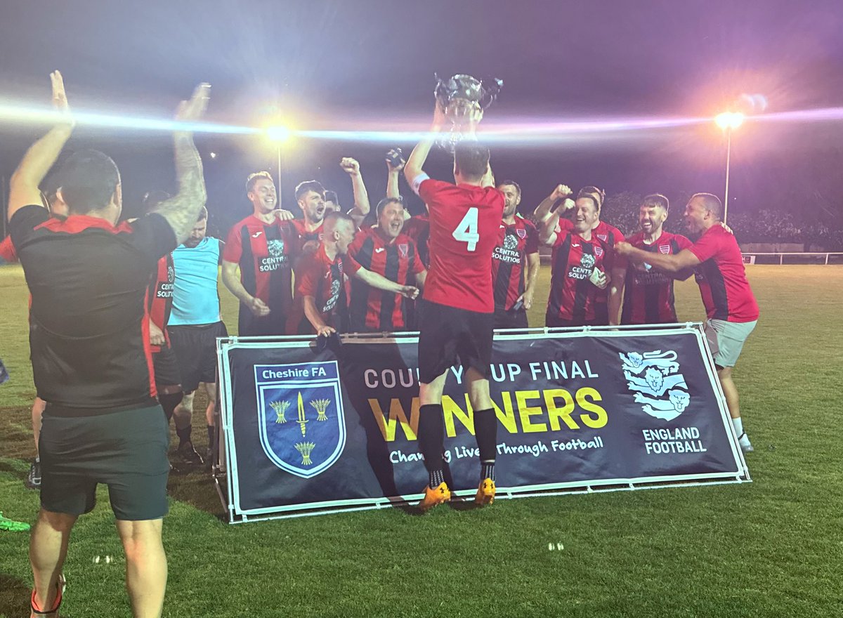 Broadheath Central FC (@bcfc1922) on Twitter photo SUNDAY VETERANS CUP FINAL WINNERS
Congratulations to our vets for retaining the cup!! ๐๐
<a href="/Cheshire_FA/">Cheshire Football Association</a> SUNDAY VETERANS CUP FINAL WINNERS
Congratulations to our vets for retaining the cup!! ๐๐
<a href="/Cheshire_FA/">Cheshire Football Association</a>
