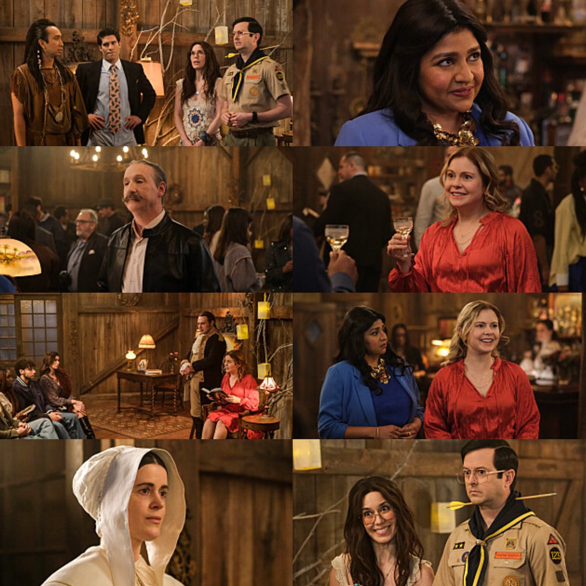 #GhostsCBS 👻 Season 4, Episode 22 ‘The Devil Went Down to Woodstone’ (May 8, 2025)

Sam and Jay host a big party for the launch of Sam and Isaac’s vampire book.

Mary Holland (Patience), Punam Patel (Bela) and Matt Walsh (Elias Woodstone) return as guest stars.