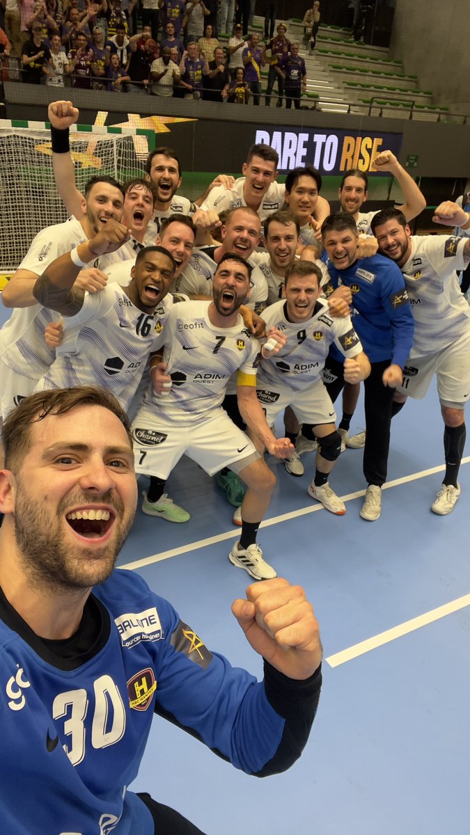 ehfcl's tweet image. Nothing but smiles 😁

@HBCNantes are back in the #ehffinal4 after 4 years! 🔥🟣

#ehfcl #CLM #handball