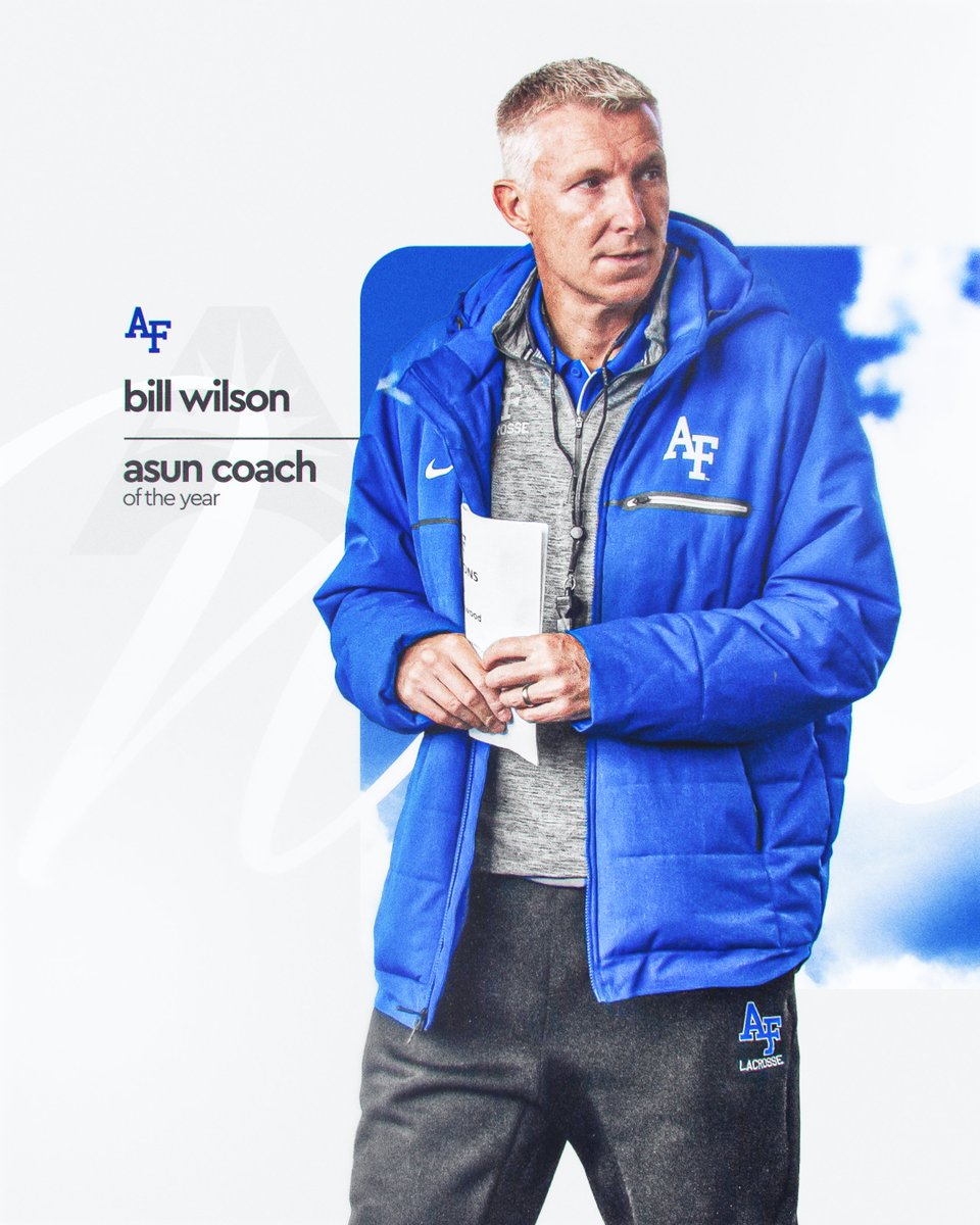 Caps off to the the man at the helm! Coach Bill Wilson is your 2025 ASUN Coach of the Year! 
GO FALCONS!⚡️#FlyFightWin
