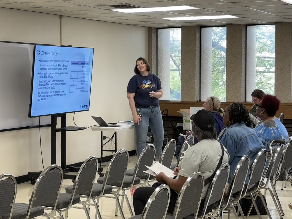 salvationarmyks's tweet image. Another Utility Education Class wrapped up today in Wichita, helping those behind on gas bills take the first step toward support.

Thanks to Evergy for continuing to share valuable energy assistance info.

Learn more:
 centralusa.salvationarmy.org/wichita/utilit…

#UtilitySupport #WichitaResources
