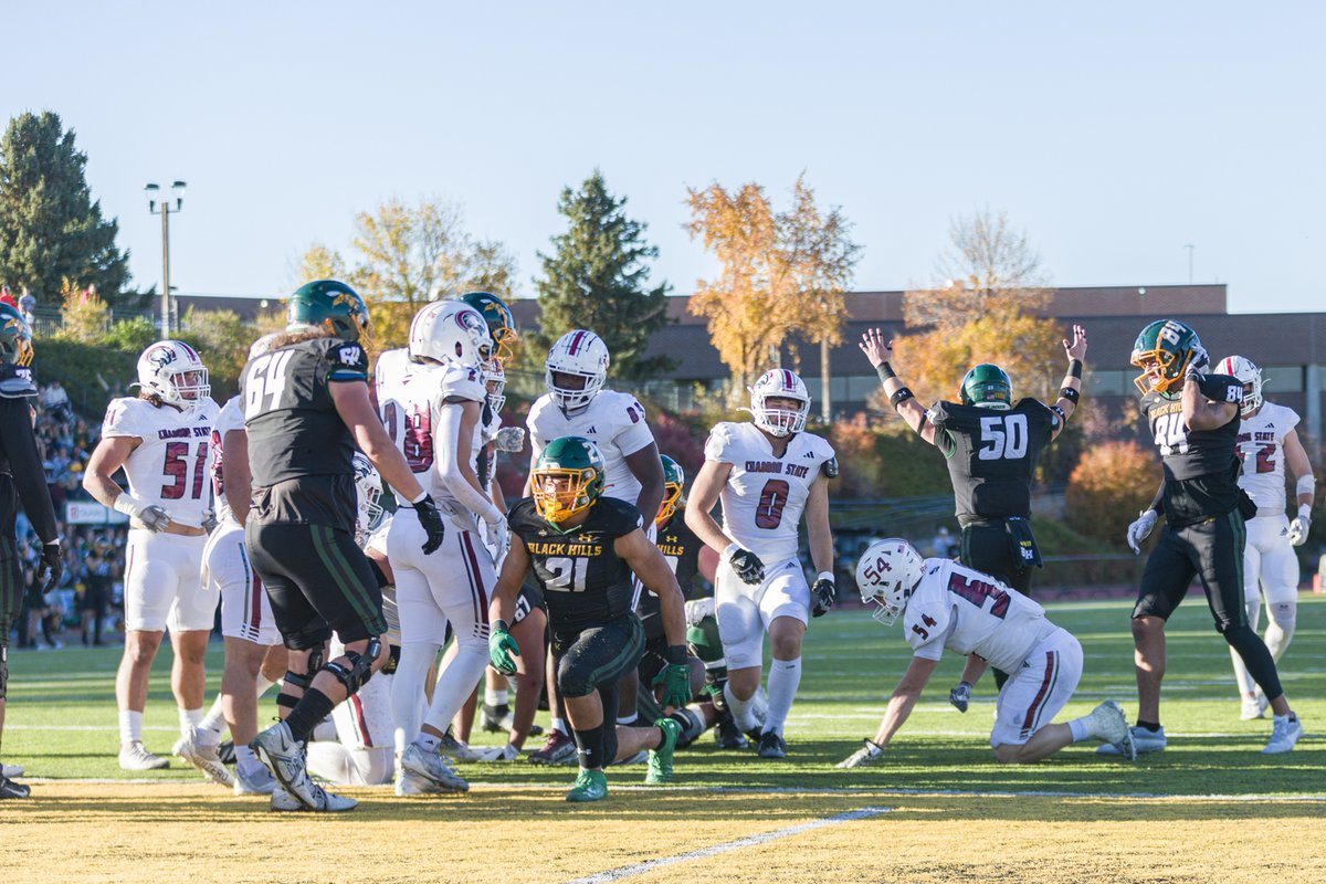 Brendan Hopkins (@coachbhopkins) on Twitter photo Doesn't get better than this. Come join something special in Spearfish!🐝
- Winning Seasons (22' 23' 24')
- Multiple All-Conference Selections🏈
- Top D2 Conference (RMAC)
- Elite Academics📚
- Elite Facility🏠
- 1 of 🇺🇸's best kept secrets🌲
#WEoverME #PlayInTheHills <a href="/BHSUFB/">BHSU Football</a> Doesn't get better than this. Come join something special in Spearfish!🐝
- Winning Seasons (22' 23' 24')
- Multiple All-Conference Selections🏈
- Top D2 Conference (RMAC)
- Elite Academics📚
- Elite Facility🏠
- 1 of 🇺🇸's best kept secrets🌲
#WEoverME #PlayInTheHills <a href="/BHSUFB/">BHSU Football</a>