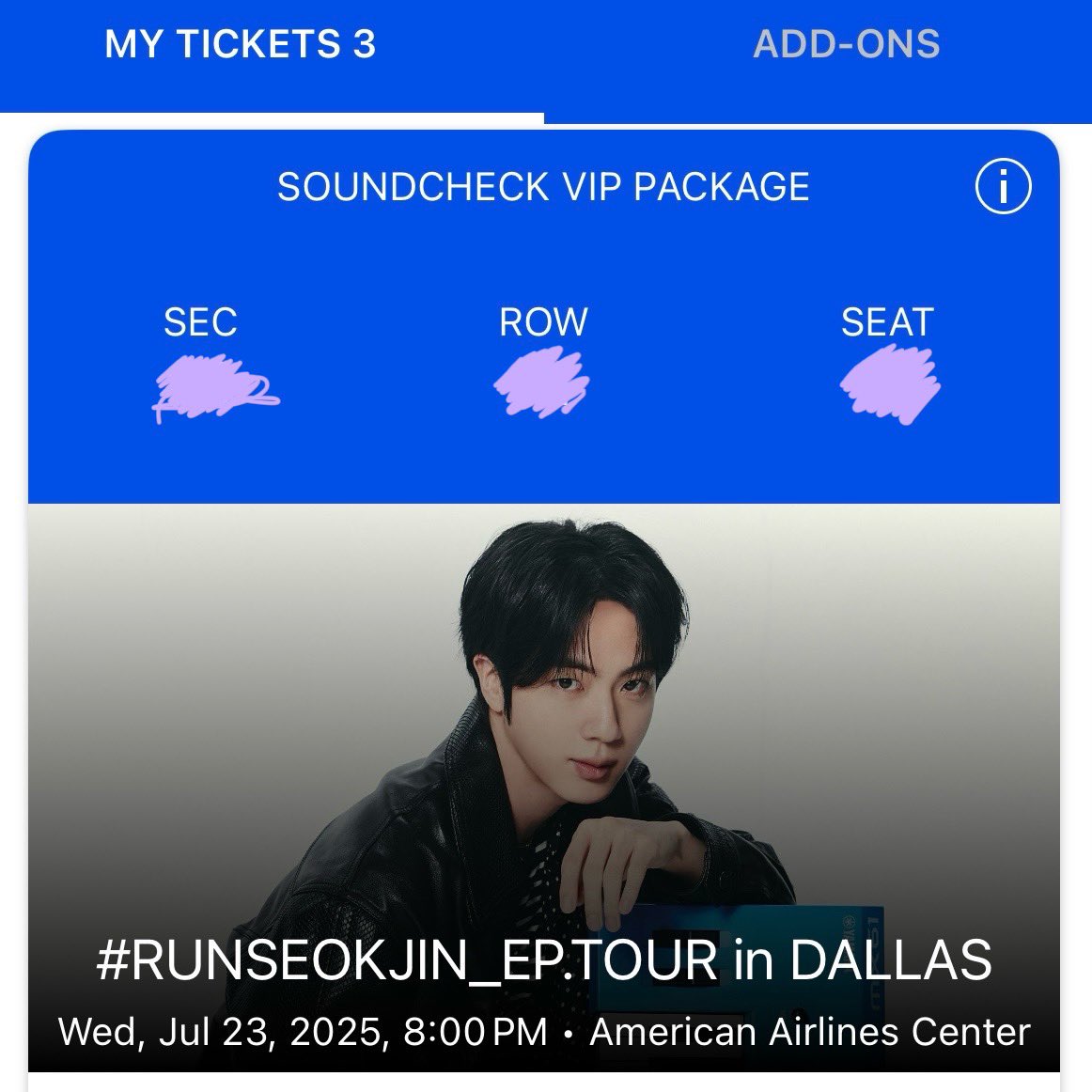 호비콘 때 대기번호 8만 2천 번대에서 석진이 달석콘 316번으로 진출한 역사의 기록..😶

#RUNSEOKJIN_epTOUR #jin #BTS