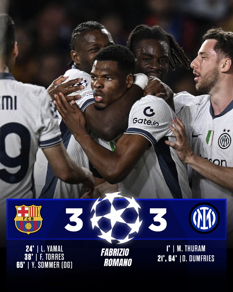 FabrizioRomano's tweet photo. First leg ends in draw! 🤯🍿 https://t.co/Bl8qpVYd5I