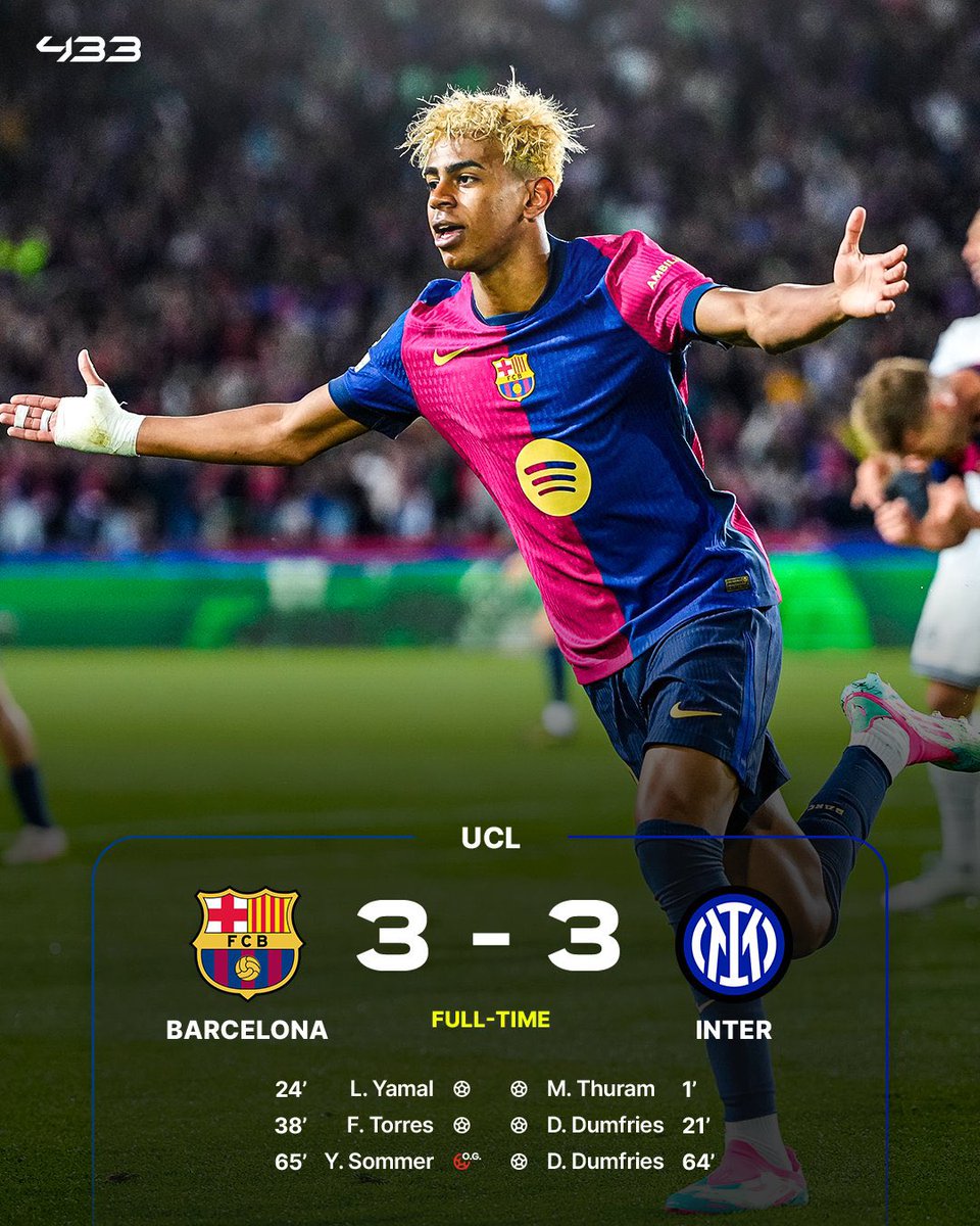 試合終了】 🏆UEFA チャンピオンズ・リーグ 準決勝 1st leg