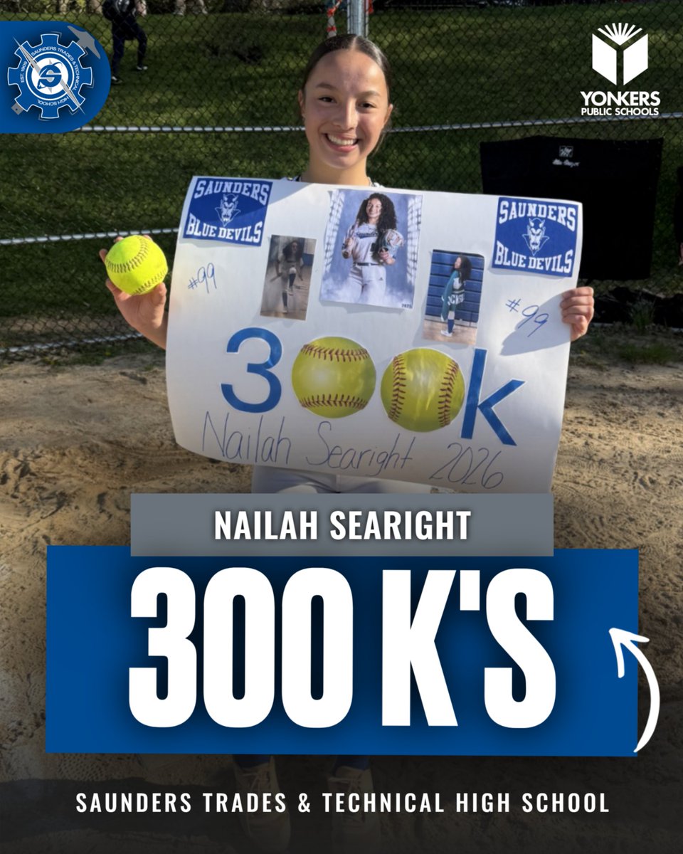 300 and counting!

Saunders junior Nailah Searight just hit a major milestone - 300 career strikeouts! A dominant force in the circle, Nailah brings heat, precision, and power every time she takes the mound!

Monday's performance was more than just a win - it was a statement.