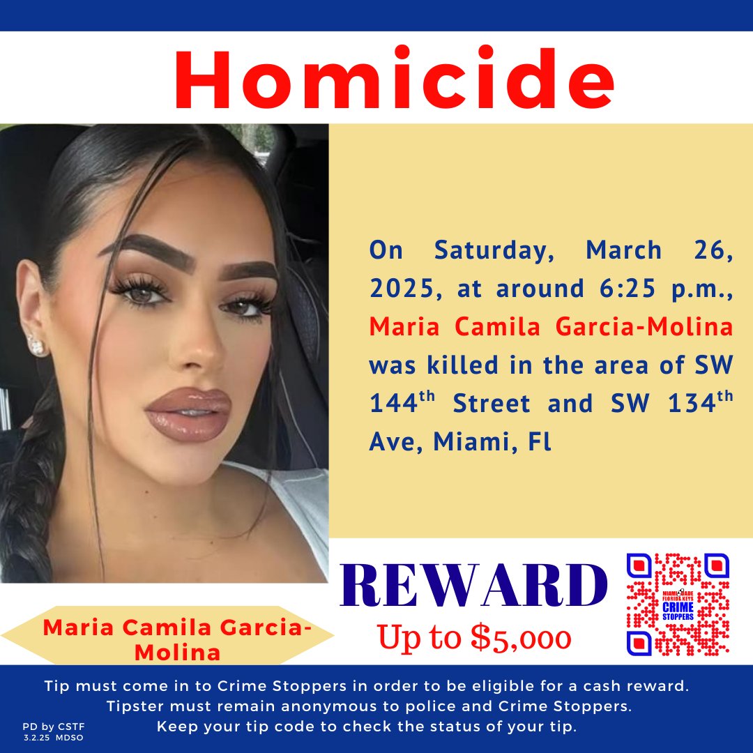 Crime Stoppers Miami & FL Keys (@crimestopper305) on Twitter photo 