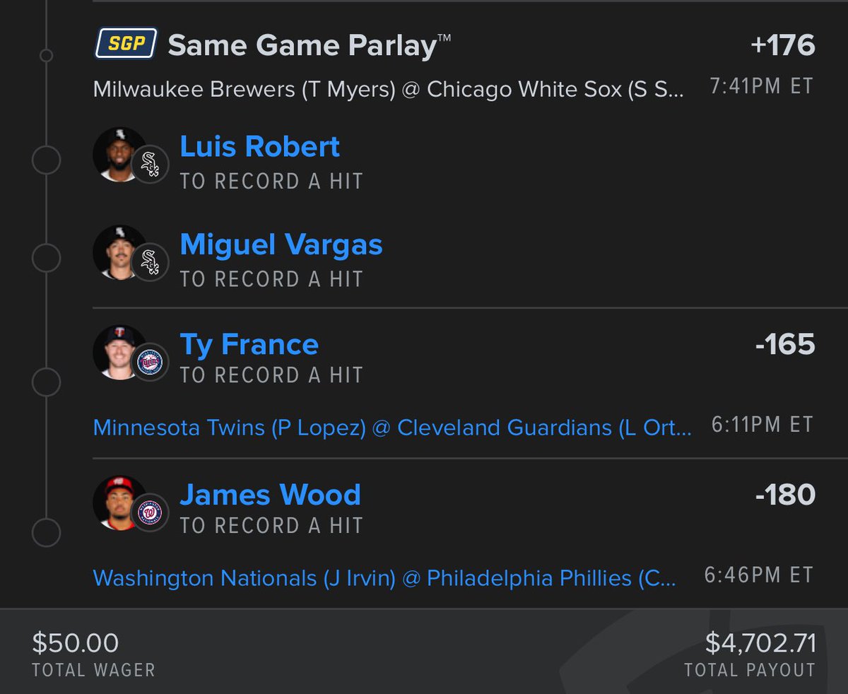 bbrownDTP's tweet photo. 🚨MLB Hits Lay ⚾️ 🏟️
 
🔗: Check out my bet on FanDuel Sportsbook! 
 https://t.co/qKaqyNdBLa

🎯 60-100% hit rate in the L10 games. 
📊 Data Provided by @hofbets https://t.co/DOAVWJARfM