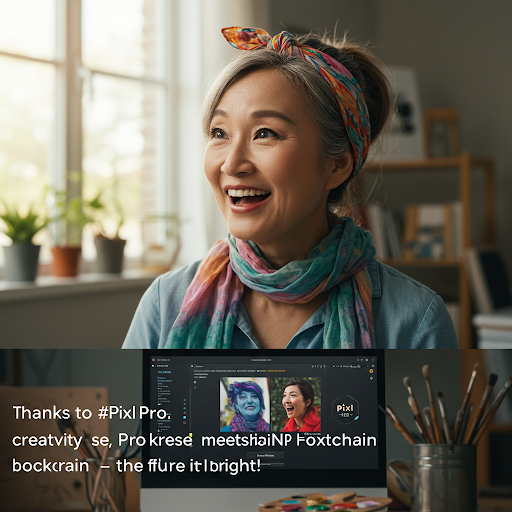 restrictedlimes's tweet photo. Art + Blockchain = Power to the Creator.
Shoutout to @PIXLRWA for giving artists the tools to thrive in Web3!
#PixlPro #BlockchainArt #NFTs https://t.co/Etj9rfr8nj