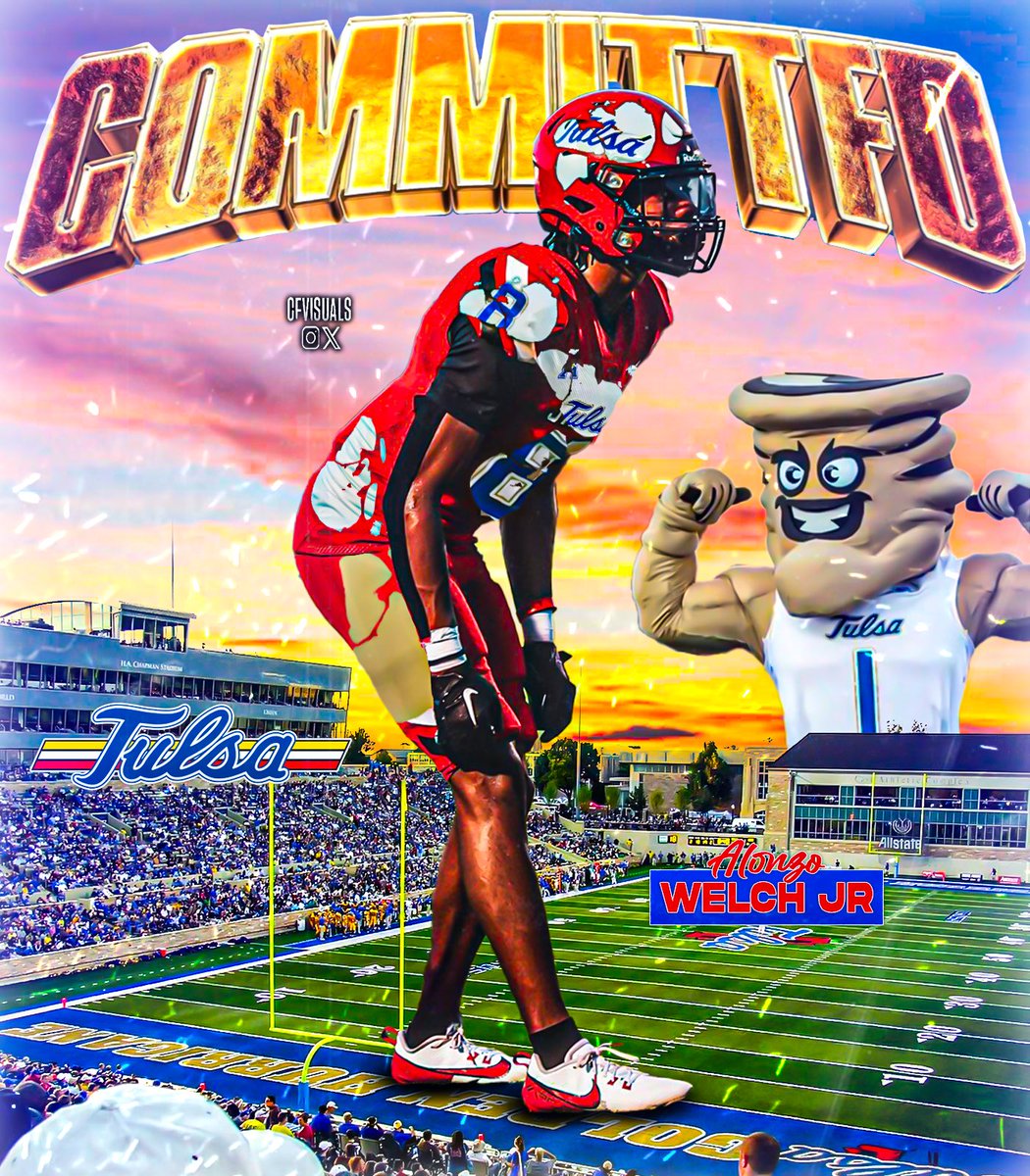 Alonzo Welch (@alonzo_welch6) on Twitter photo Extremely blessed to have this opportunity. With that being said I’m committing to the University of Tulsa <a href="/CoachMorrisLOE1/">Coach Morris</a> <a href="/CoachRobertt/">Robert Hayes Jr.</a> <a href="/Only1MarcusBag/">Coach Marcus Bagley</a> <a href="/Shaun_Graham_DB/">EBG Skills: DB training</a> <a href="/ReardonCoach/">Josh Reardon</a> <a href="/CoachTreLamb9/">Tre Lamb</a> <a href="/Coltonts12/">Colton Shirley</a> <a href="/Tulsa/">Tulsa</a> #Regincane🌀 Extremely blessed to have this opportunity. With that being said I’m committing to the University of Tulsa <a href="/CoachMorrisLOE1/">Coach Morris</a> <a href="/CoachRobertt/">Robert Hayes Jr.</a> <a href="/Only1MarcusBag/">Coach Marcus Bagley</a> <a href="/Shaun_Graham_DB/">EBG Skills: DB training</a> <a href="/ReardonCoach/">Josh Reardon</a> <a href="/CoachTreLamb9/">Tre Lamb</a> <a href="/Coltonts12/">Colton Shirley</a> <a href="/Tulsa/">Tulsa</a> #Regincane🌀