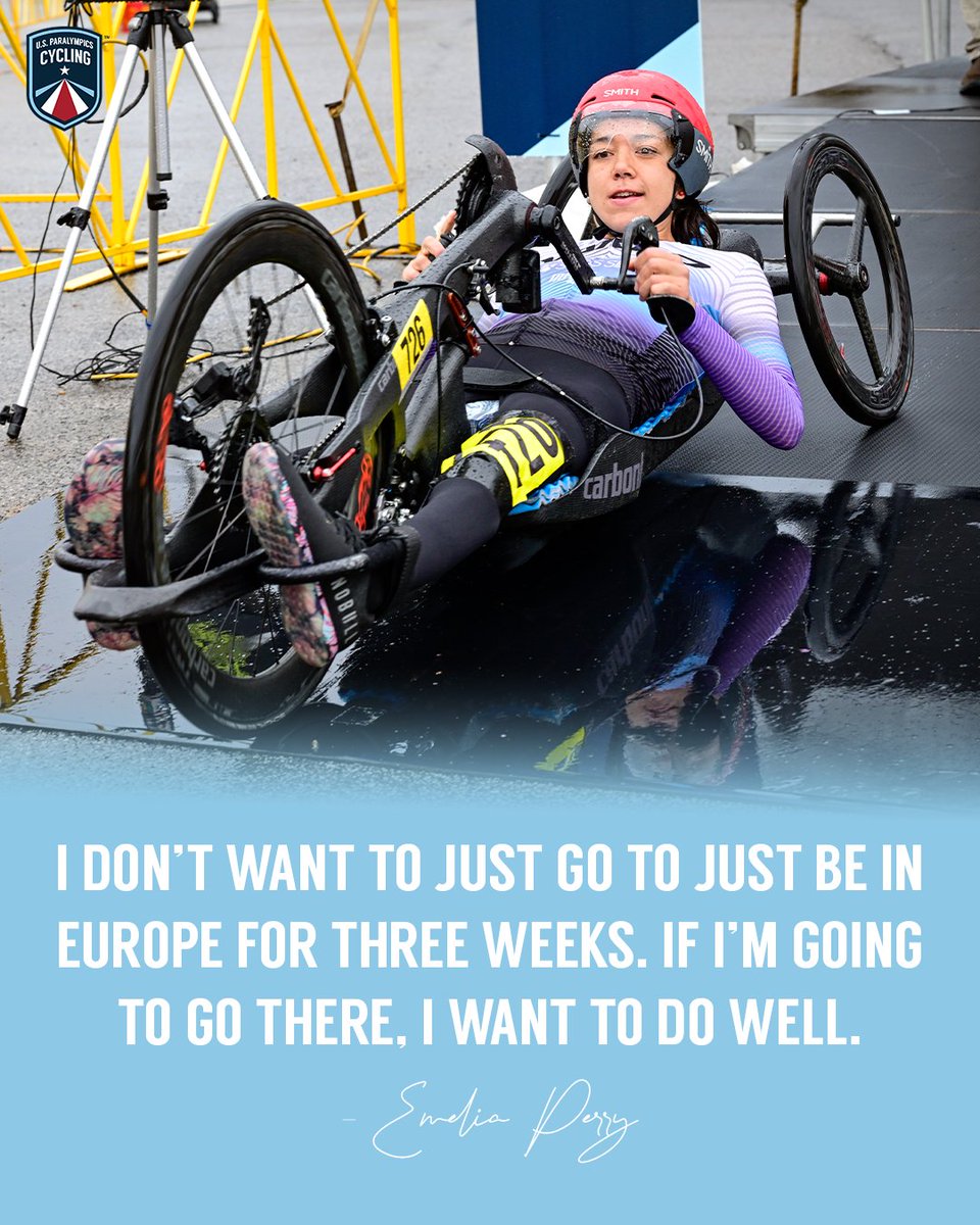 U.S. Paralympics Cycling (@usparacycling) on Twitter photo Already a Paralympian for <a href="/usatriathlon/">USA Triathlon</a>, Emelia Perry is all business for her first Para-cycling international competitions 😤
Learn more about her journey to Para-cycling and how she plans to take advantage of her first world cup experiences 👉 usparacycling.org/news/2025/apri… Already a Paralympian for <a href="/usatriathlon/">USA Triathlon</a>, Emelia Perry is all business for her first Para-cycling international competitions 😤
Learn more about her journey to Para-cycling and how she plans to take advantage of her first world cup experiences 👉 usparacycling.org/news/2025/apri…